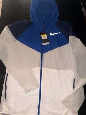Nike Windrunner Men's Running Jacket Blue/White AR0257-100
